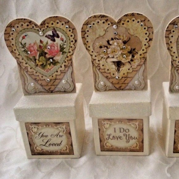 💘 Love Gift Trinket Box w Dummy Board Heart Top New *CHOICE - Picture 5 of 6